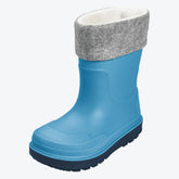 Playshoes wasserdichte Winter-Gummistiefel in Blau – warmer und bequemer Regenstiefel mit rutschfester Profilsohle für optimalen Schutz bei Regen und Schnee.