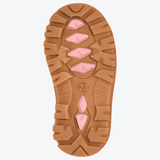 Playshoes Winterstiefel - Winter-Bootie Uni - Rosa, rutschfeste wasserdichte Profilsohle für Kinder, Ansicht von unten
